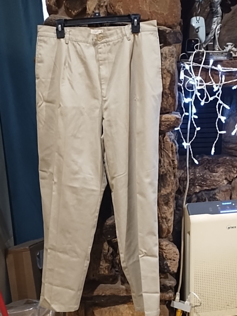 Men's Classic Beige Chino Pants